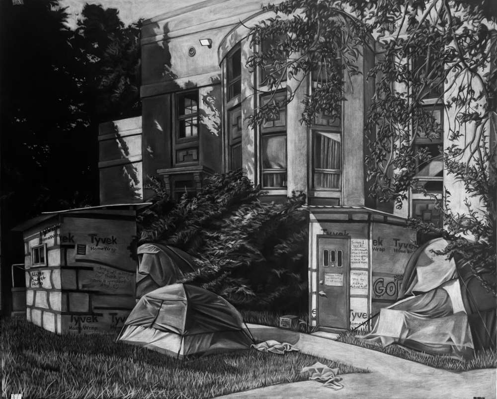 Homeless Shelters Before Police Raid